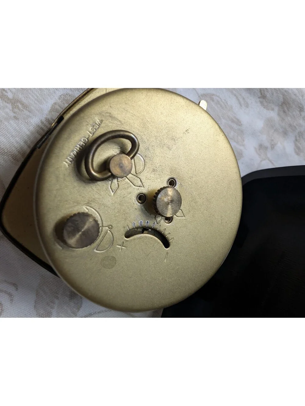 Vintage Wedgefield Travel Alarm Clock from West Germany